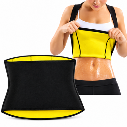 Hot Shaper Sweat Belt for Men & Women | BodyNexa Waist Trimmer & Body Shaper